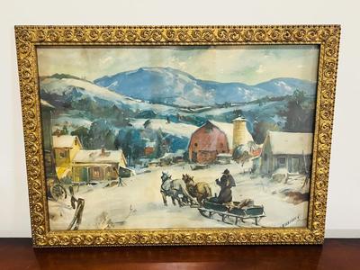 Jack Sessions “Winter Farm Scene”