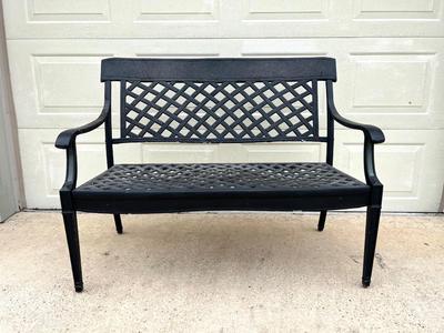 Outdoor Metal Bench