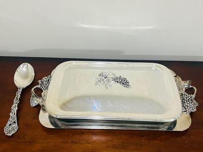 GODINGER Silver Plated Oblong Casserole