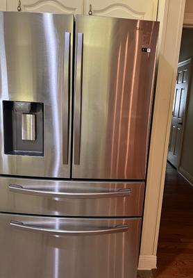 2021 SAMSUNG 4-Door Smart French Door Stainless Refrigerator