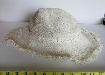 Ladies White Cute Floppy Sun Hat