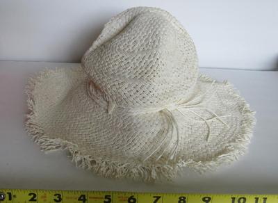 Ladies White Cute Floppy Sun Hat