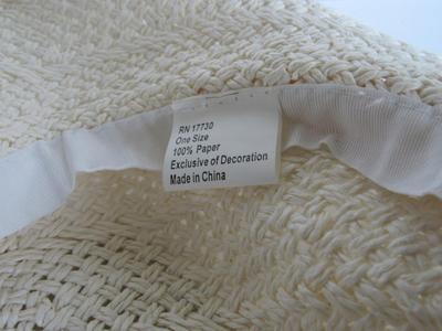 Ladies White Cute Floppy Sun Hat
