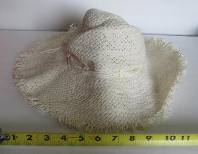 Ladies White Cute Floppy Sun Hat