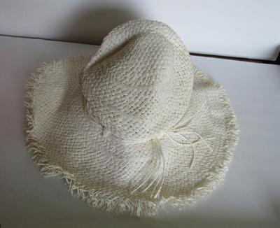 Ladies White Cute Floppy Sun Hat