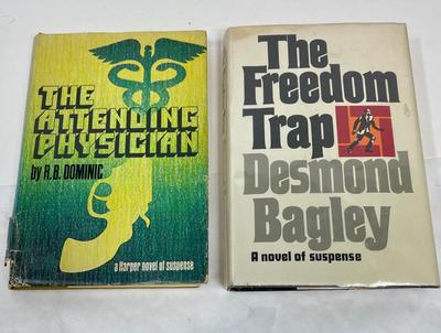 The Attending Physician & The Freedom Trap hardcover novels