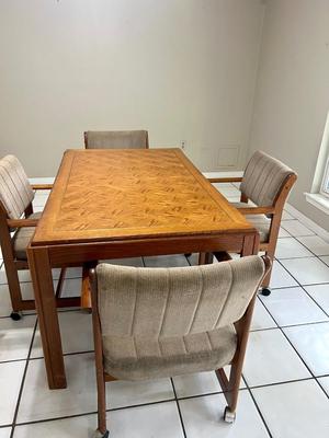 Mid Century Dining Table & Chairs~ Read Details