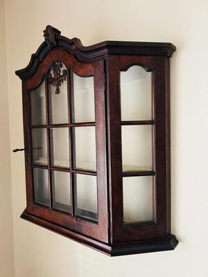 Vintage Dutch Hanging Wall Apothecary Cabinet,
