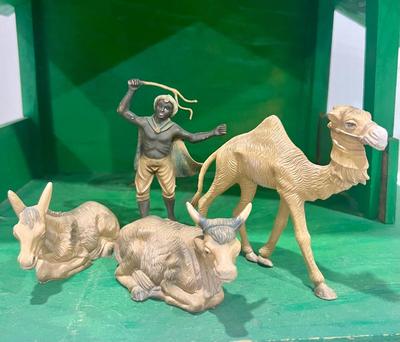Vintage FONTANINI Nativity Set Italy Depose Nativity Set