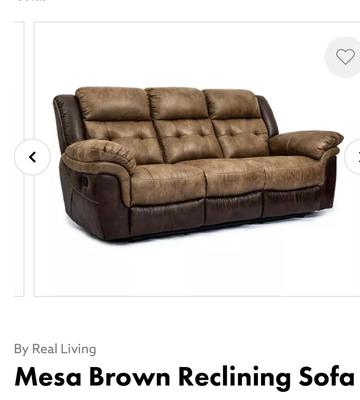 LIKE NEW MESSA Dual Reclining Sofa