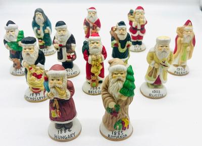 Santa across the world lot of 12