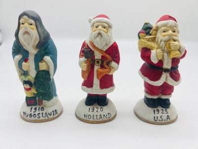 Santa across the world lot of 12