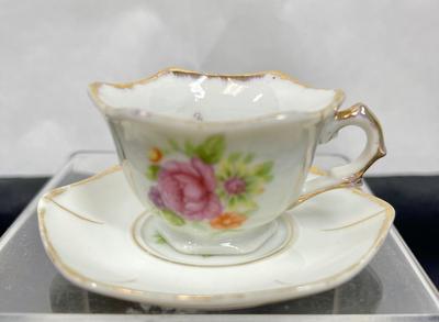 Mini Teacup and Saucer Miniature from Japan