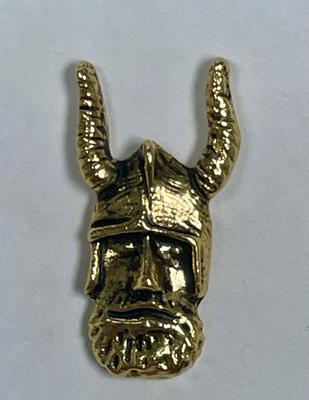 Gold-tone Viking Norse Lapel Pin
