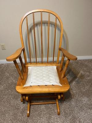Wooden Rocker Glider