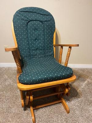 Wooden Rocker Glider