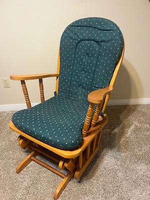 Wooden Rocker Glider