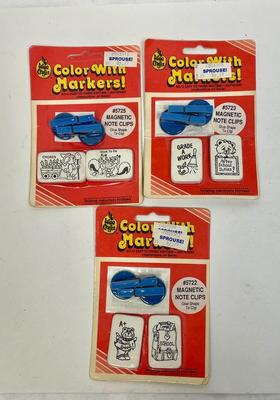 Color with Markers Refrigerator Magnets Kits