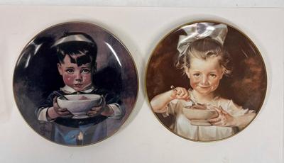 Collector Plates: Cornflake Girl and Cornflake Boy