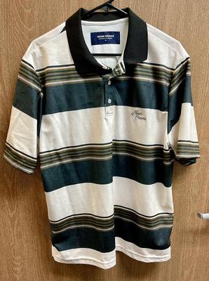 Men's Short Sleeve Polo Shirt Size Large