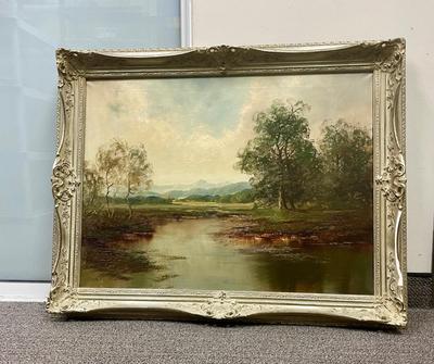 Original Oil on Canvas Landscape Painting Munich, Germany by artist Jugel