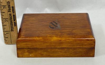 Vintage Nautica Wooden Watch Box, Storage Case