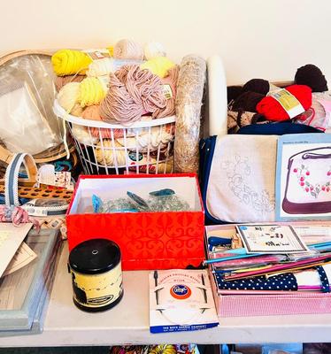 Craft & Knitting Table Deal Lot