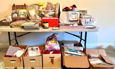 Craft & Knitting Table Deal Lot