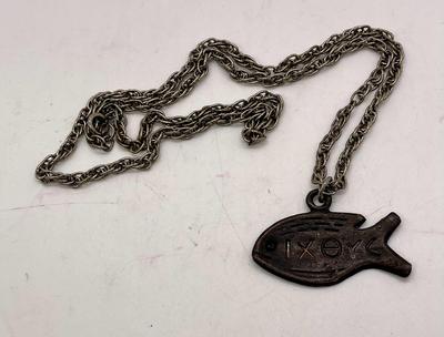 Jesus Fish Pendant & Chain