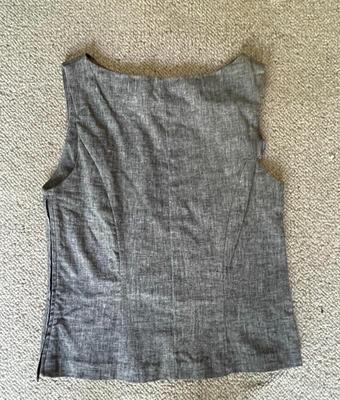 2 PIece Grey Women's Sleeveless Jumpsuit by David Paul New York in Size 9