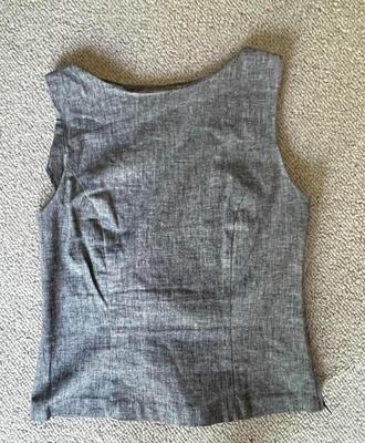 2 PIece Grey Women's Sleeveless Jumpsuit by David Paul New York in Size 9