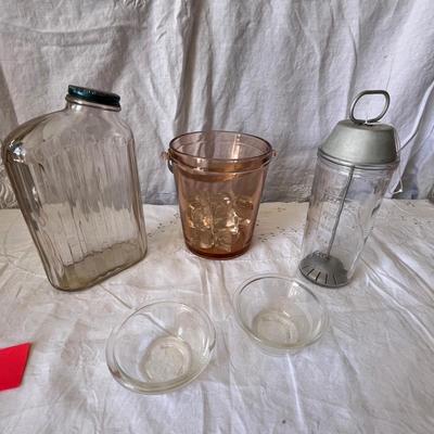 Depression Era Kitchen glassware