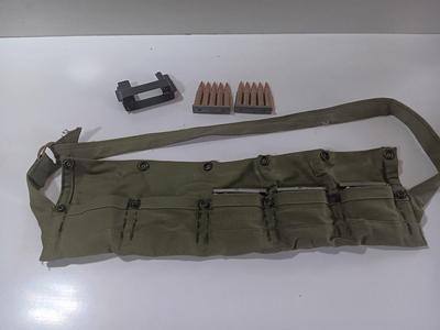 Bandoleer with Ammunition - 40 rounds marked
