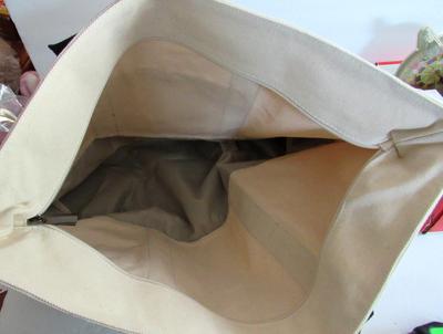 Women's Large Black/Off White Tote/Bag, Express