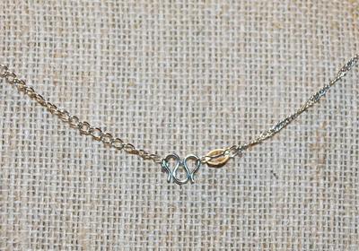 Small Silver Tone Celtic Cross PENDANT (1" x ½") with Round Solitaire Clear Stone on a .925 Silver Necklace Chain 16" L