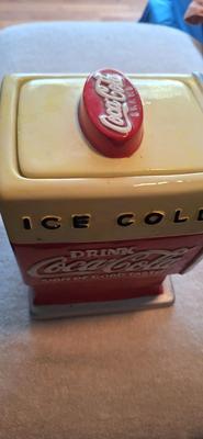 Coca-Cola Ceramic Container