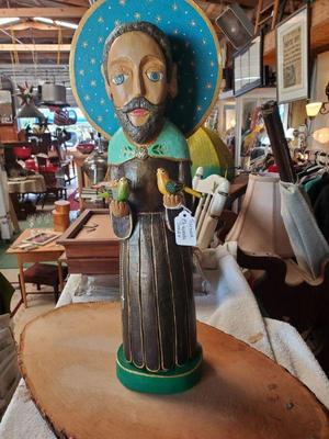 wooden St Francis 