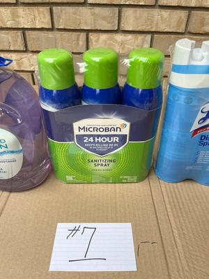 Softsoap Hand Soap, Microban Sanitizing Spray, 4 Lysol Disinfectant Spray