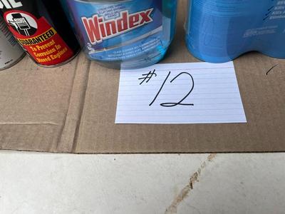 Pressure Washing Concentrate, Silicone Spray, Fogging Oil, 4 Cans Lysol, Windex