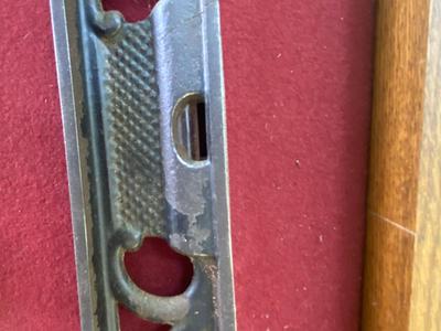 Vintage & Antique tools in display case