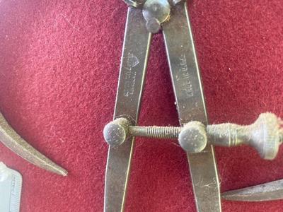 Vintage & Antique tools in display case