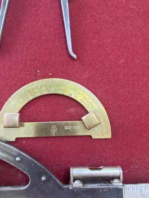 Vintage & Antique tools in display case
