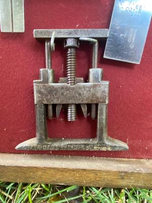 Vintage & Antique tools in display case