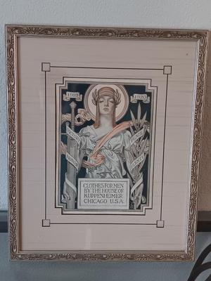 House of Kuppenheimer (1910, 1917, 1912) Framed Advertisement Charles Leyendecker