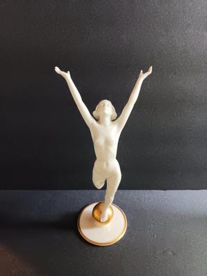 Exquisite HUTSCHENREUTHER NUDE SUNCHILD PORCELAIN BY KARL TUTTER - MCM