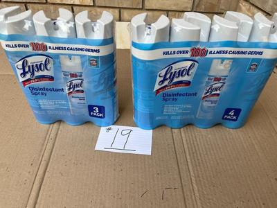 Two (3) Pak Lysol New