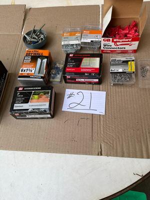 Four Full Boxes of Nails