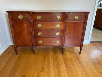 Antique Mahogany Federal Style Sideboard - Statton