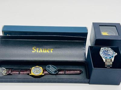 STAUER Excursion Dive Watch & STAUER Lexington Time Piece Watch Lot