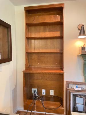 Matching Pair of Tall Floating Bookshelves (LR-SS)